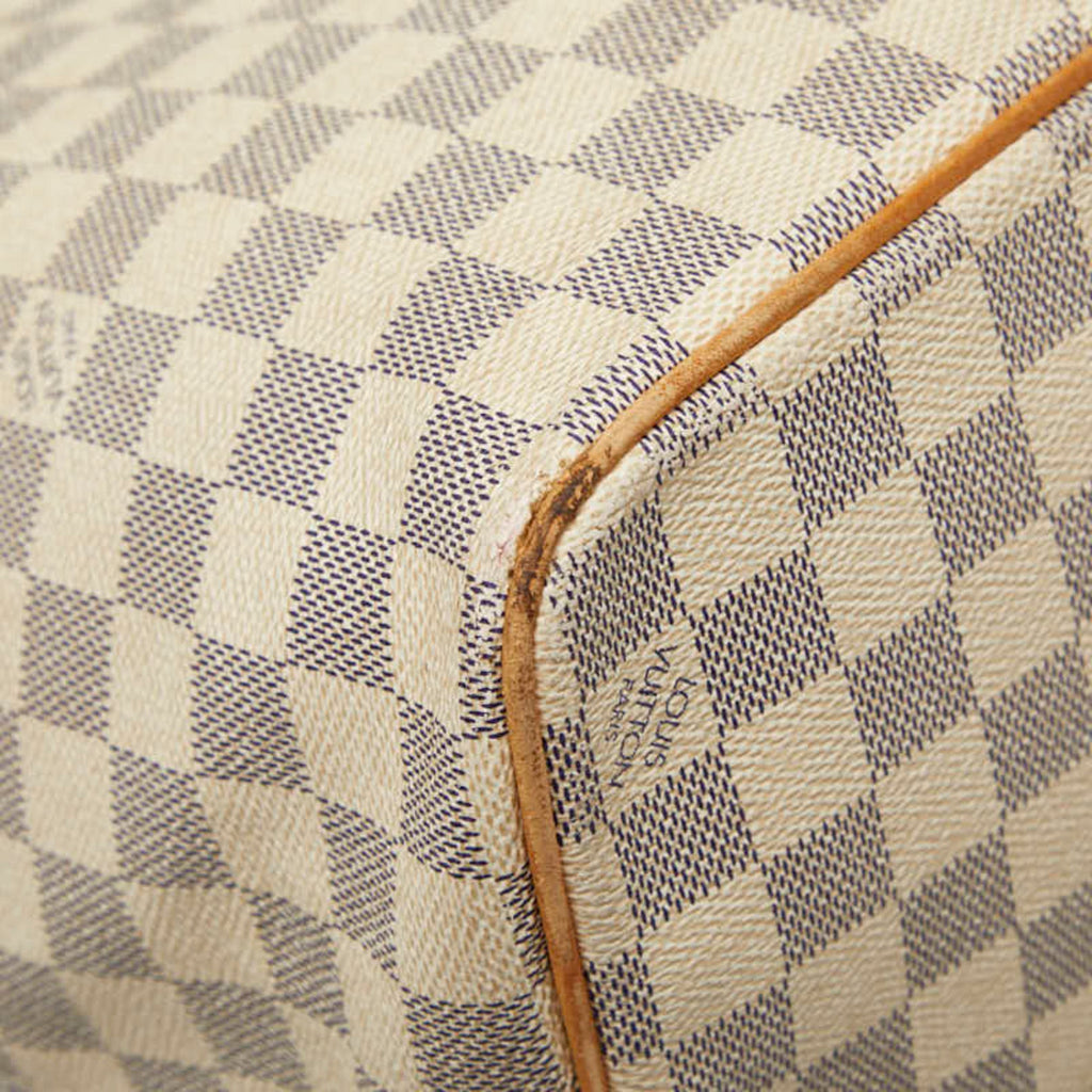 Louis Vuitton White Pvc Leather Tote Bag