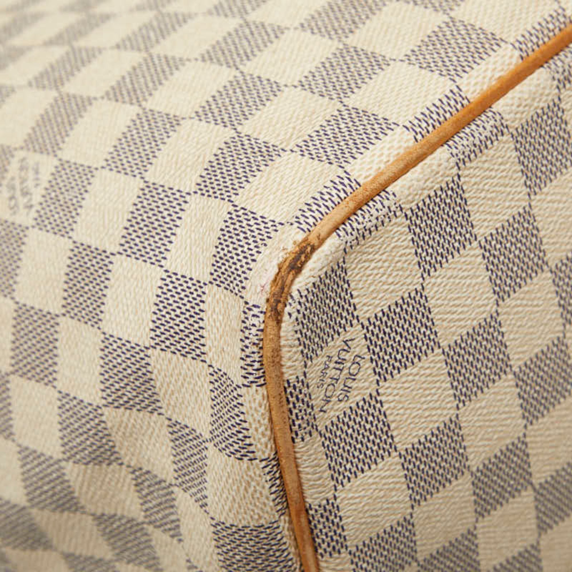 Louis Vuitton White Pvc Leather Tote Bag
