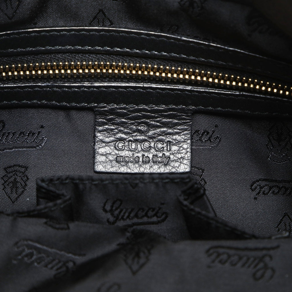Gucci Black Bow Shoulder Bag (Pre-Owned)