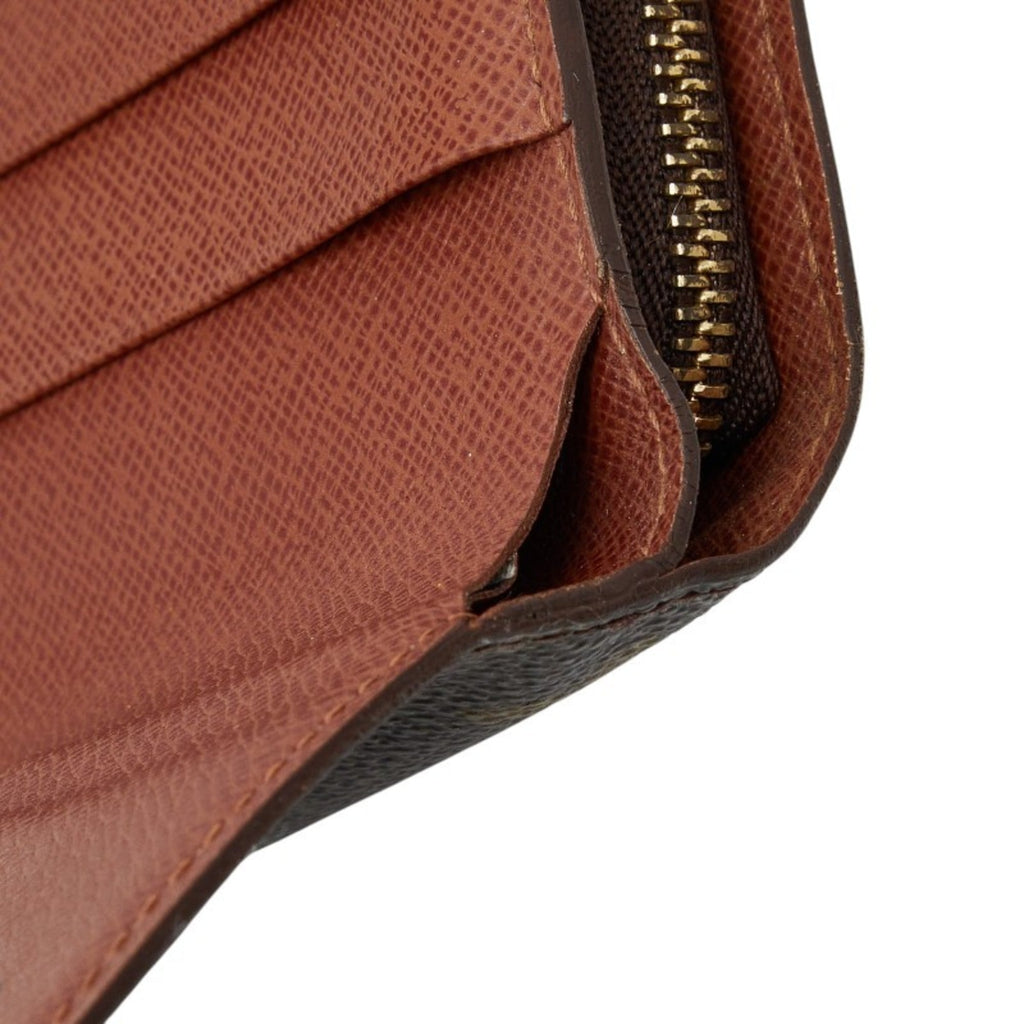 Louis Vuitton Brown Pvc Leather Wallet