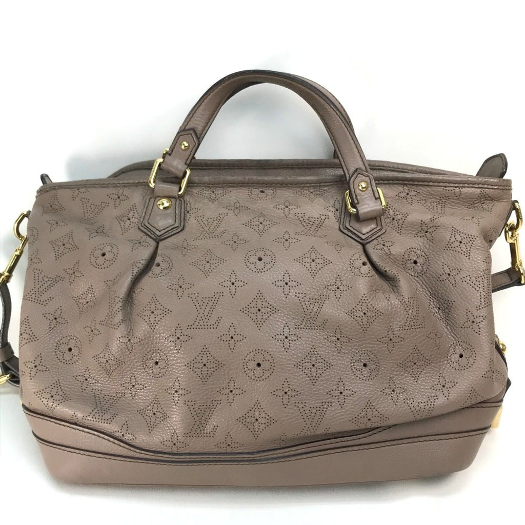 Louis Vuitton Beige Poodle Mahina Leather Handbag Shoulder Bag