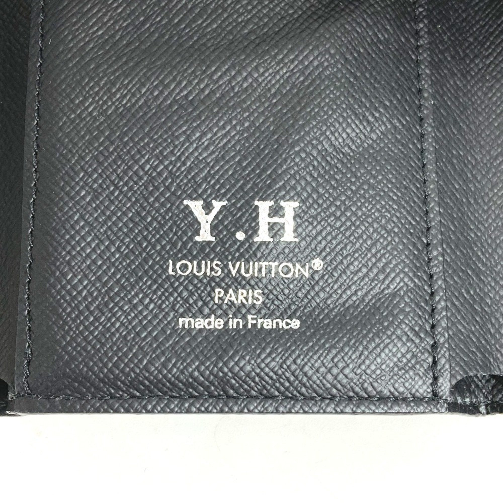 Louis Vuitton Black Monogram Eclipse Monogram Eclipse Wallet (Tri-Fold)