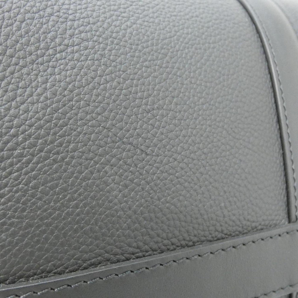 Louis Vuitton Black Leather Boston Bag