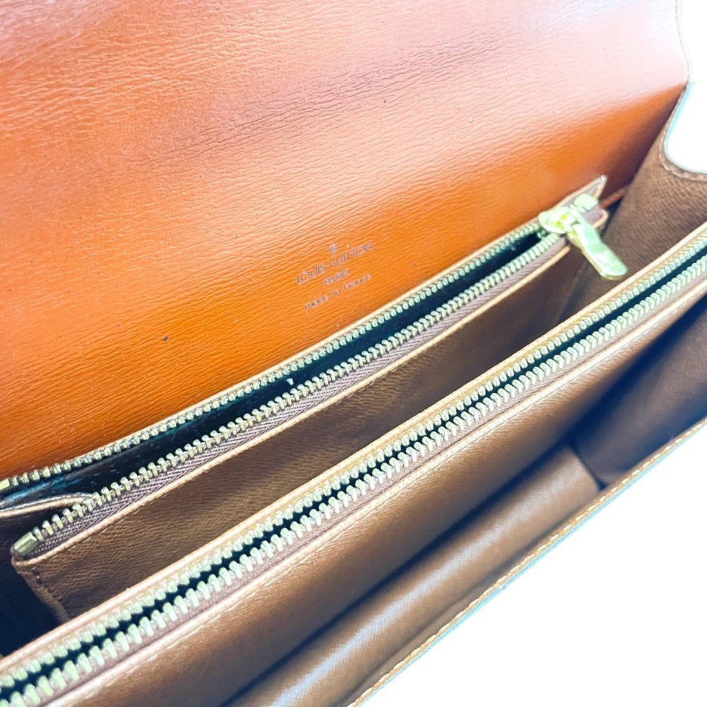 Louis Vuitton Brown Epi Leather Handbag