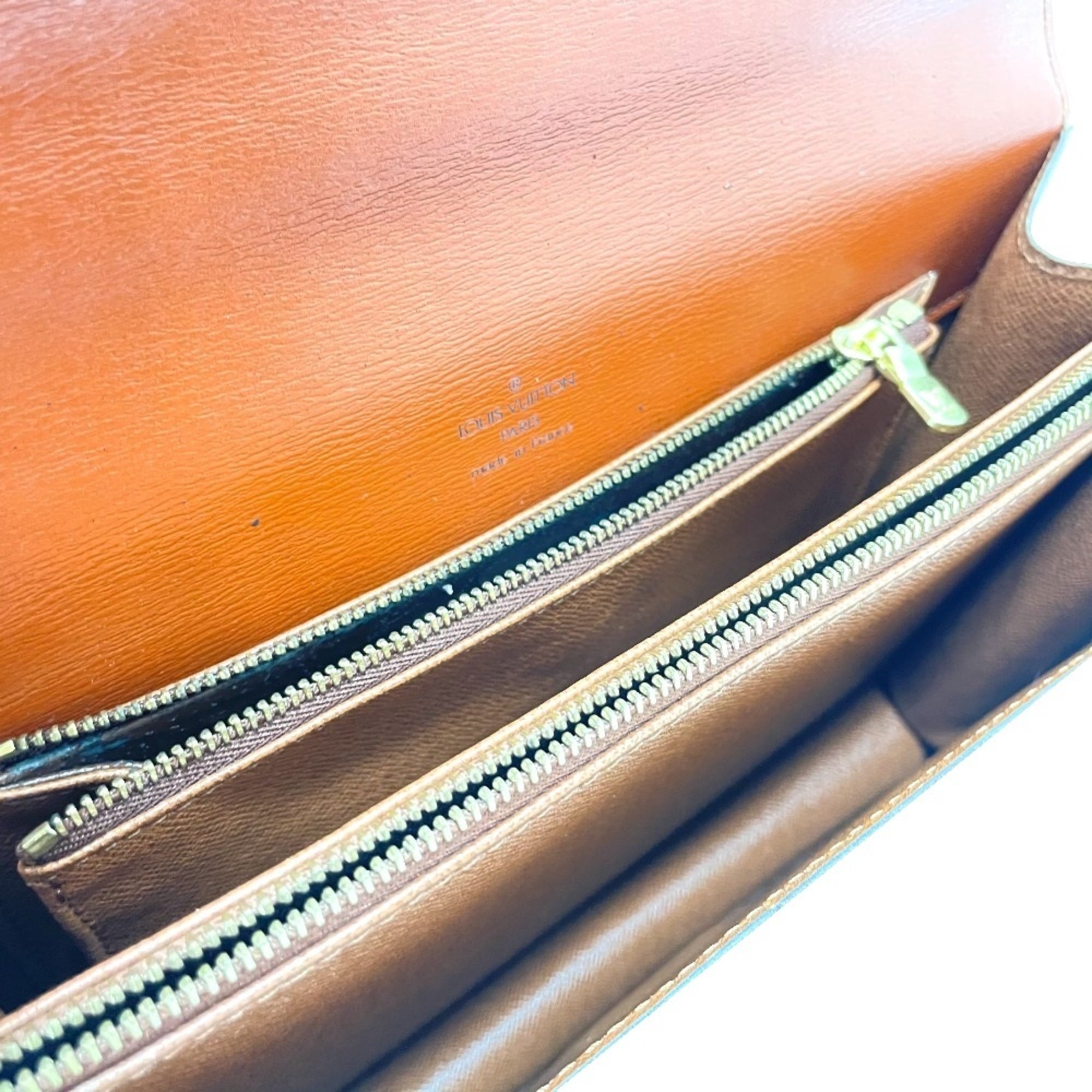 Louis Vuitton Brown Epi Leather Handbag