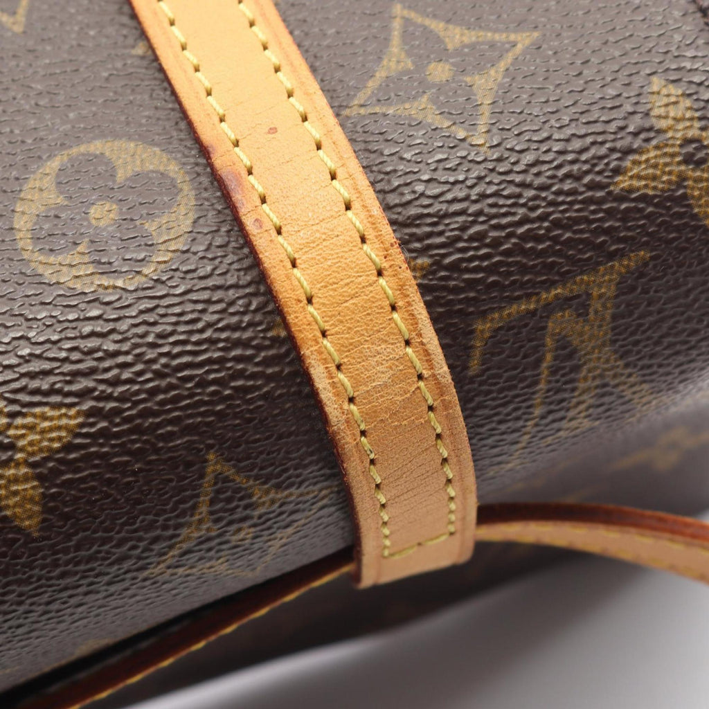 Louis Vuitton Brown Coated Canvas Leather Fanny Pack Handbag Pochette