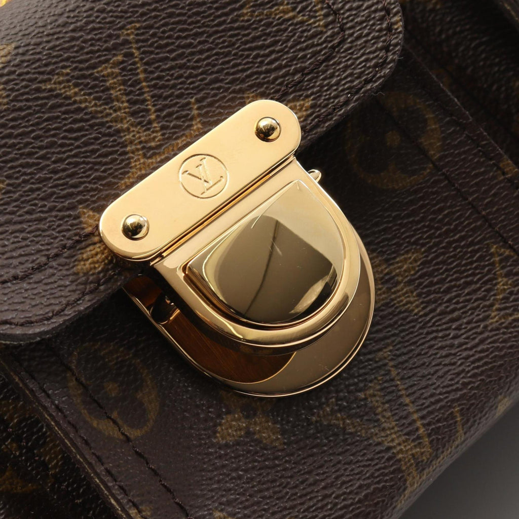 Louis Vuitton Brown Monogram Coated Canvas Handbag