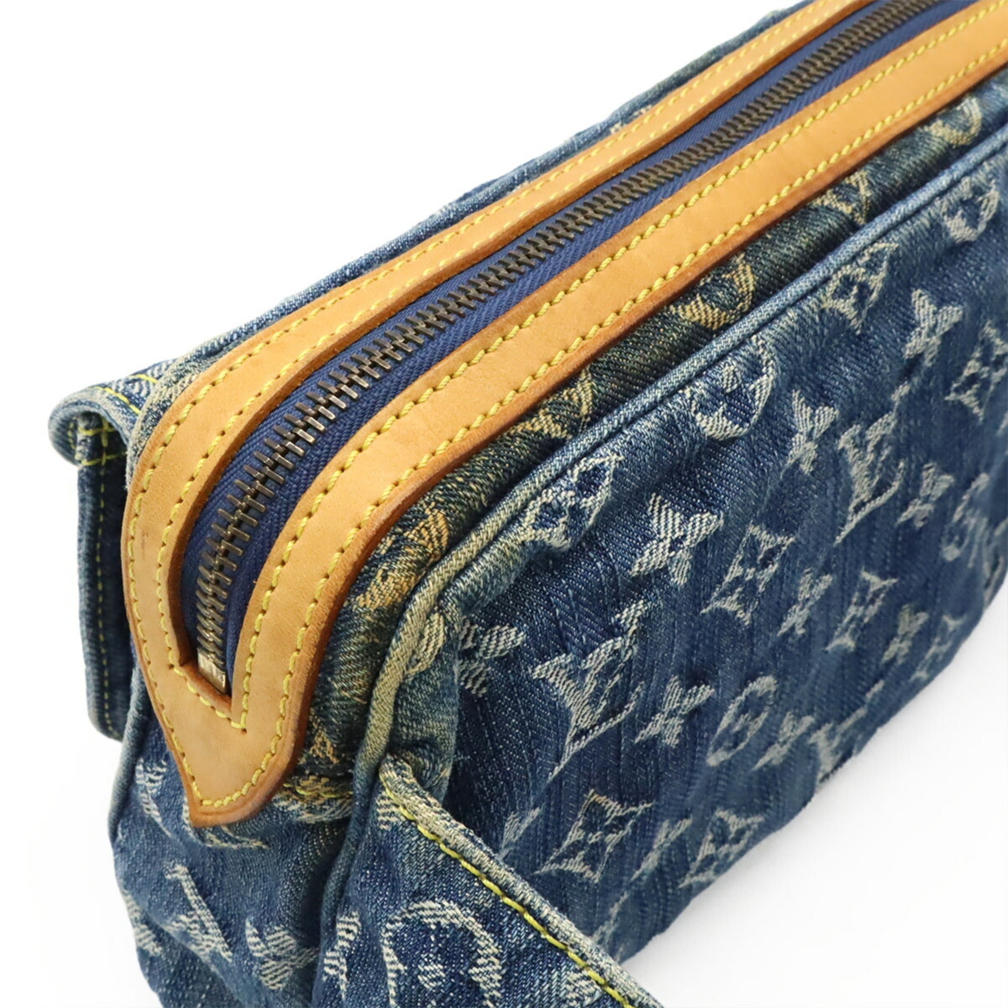 Louis Vuitton Blue Monogram Denim Fanny Pack Shoulder Bag