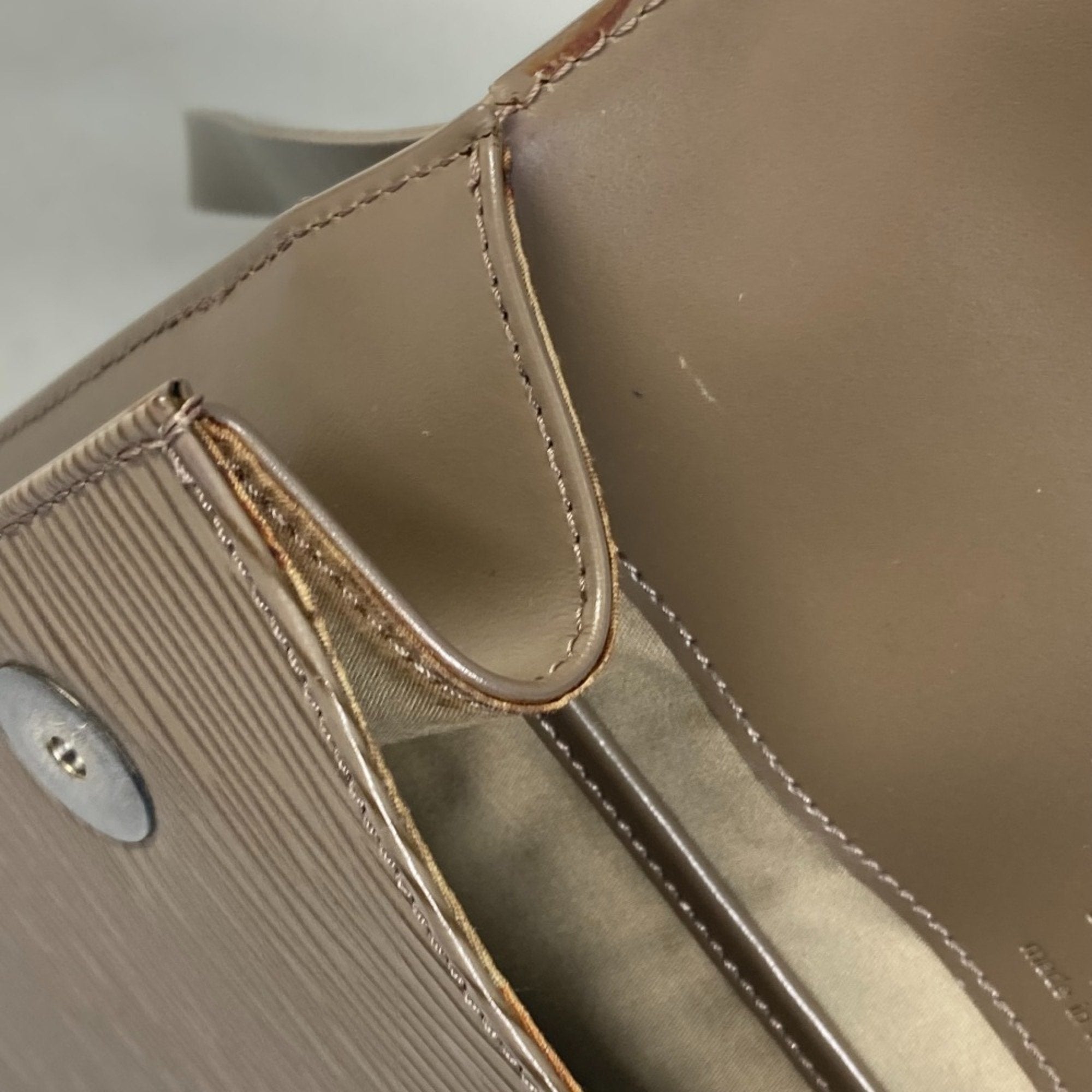 Louis Vuitton Epi Brown Epi Leather Pochette Shoulder Bag