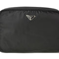 Prada Black Vela Nylon Pouch