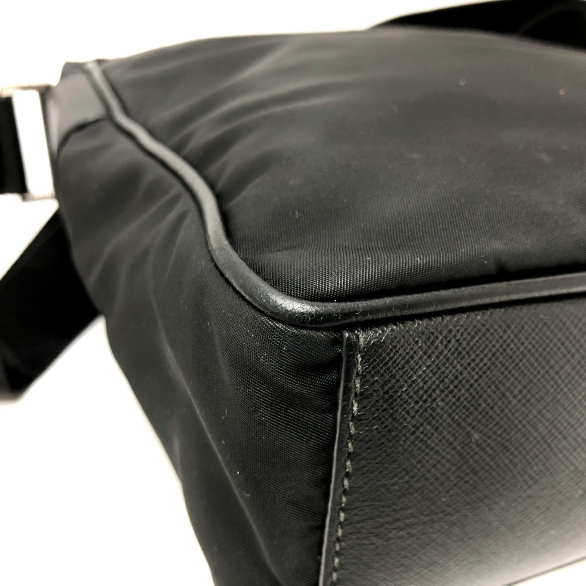 Prada Black Cloth Shoulder Bag