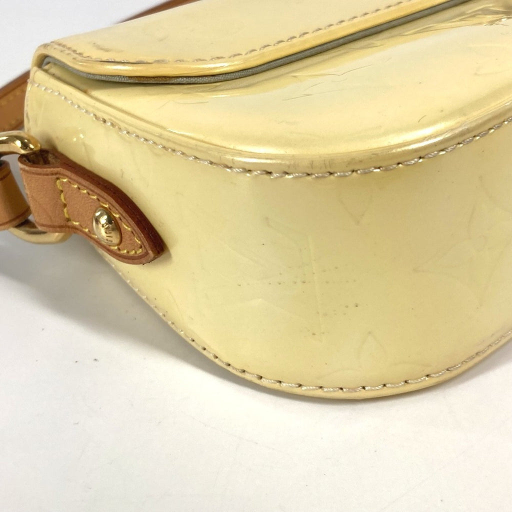 Louis Vuitton Monogram Vernis Pearl White Monogram Vernis Shoulder Bag