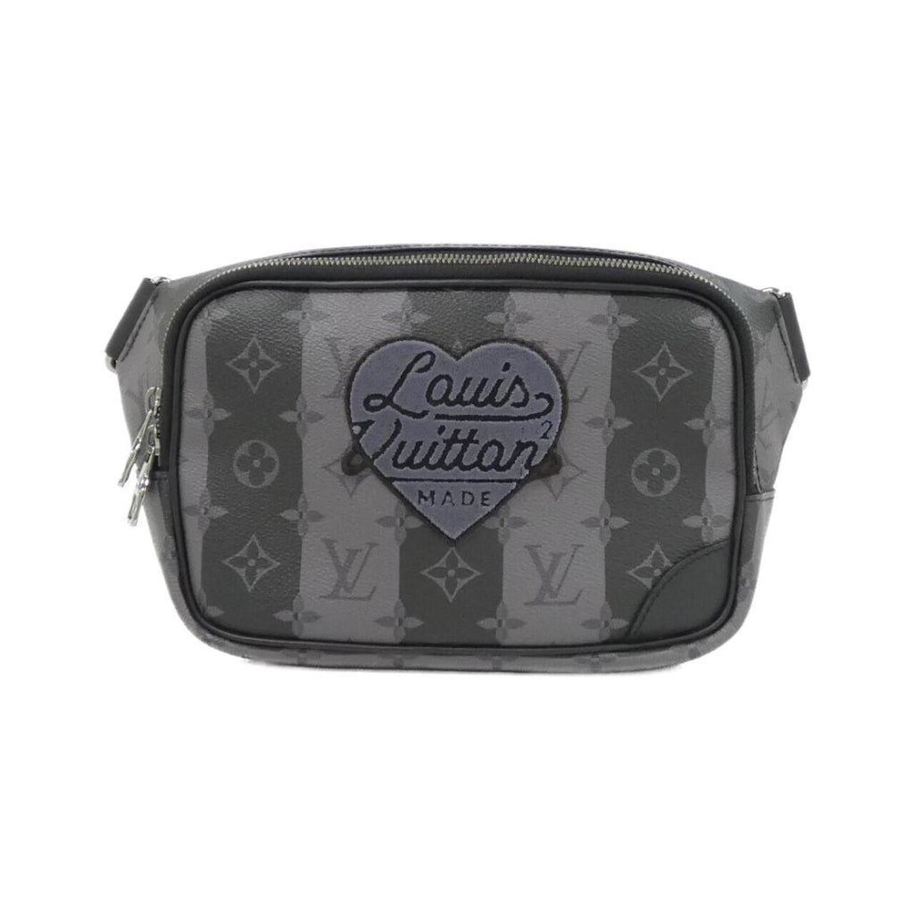 Louis Vuitton Black Coated Canvas Shoulder Bag