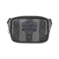 Louis Vuitton Black Coated Canvas Shoulder Bag