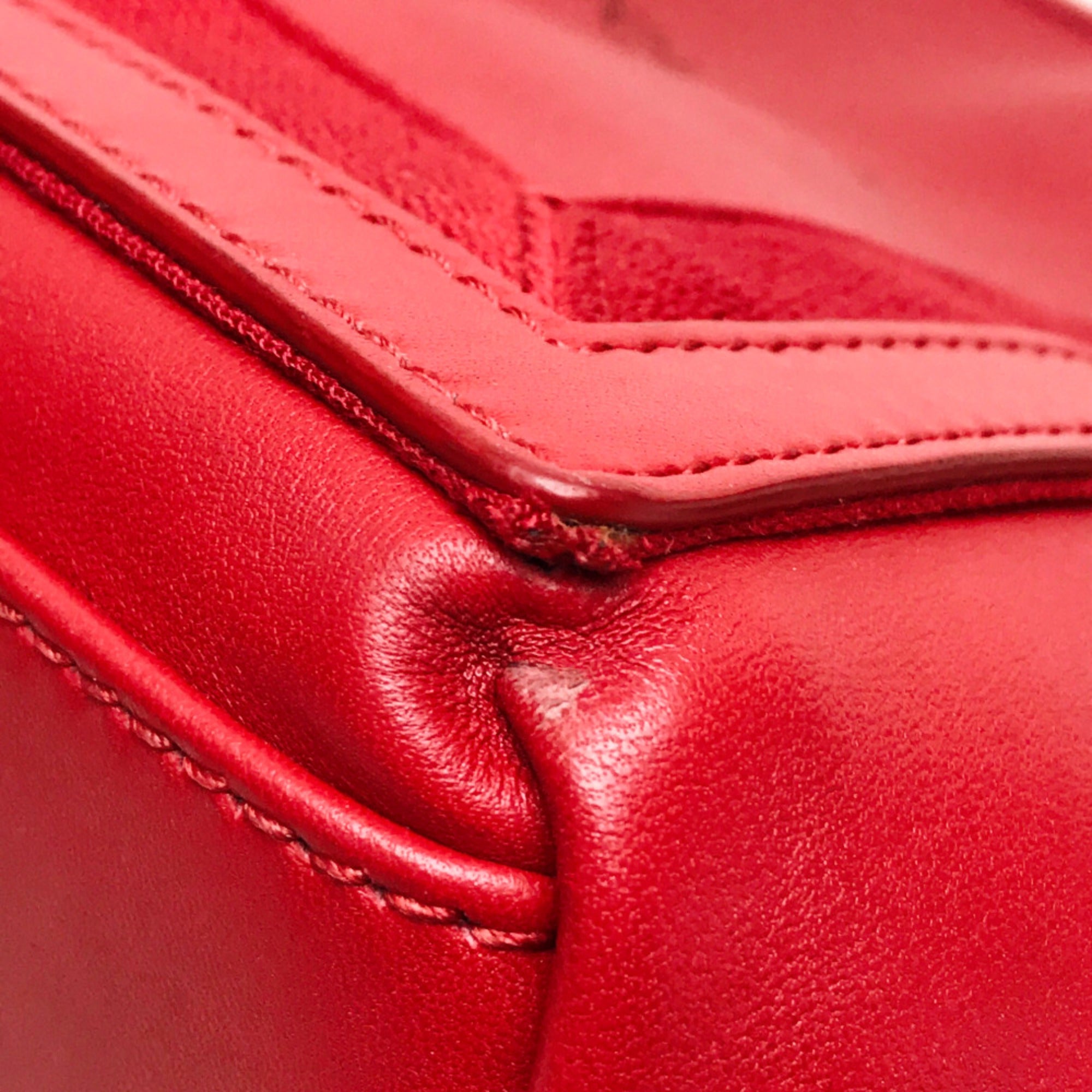 Balenciaga Red Leather Shoulder
