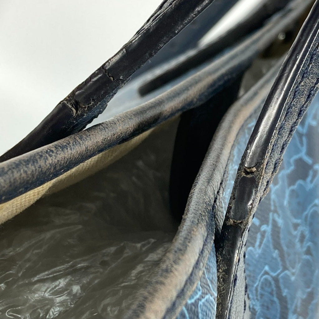 Celine Blue Leather Shoulder Bag