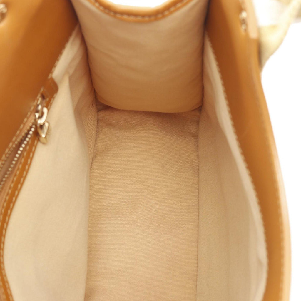Louis Vuitton Beige Canvas Leather Handbag