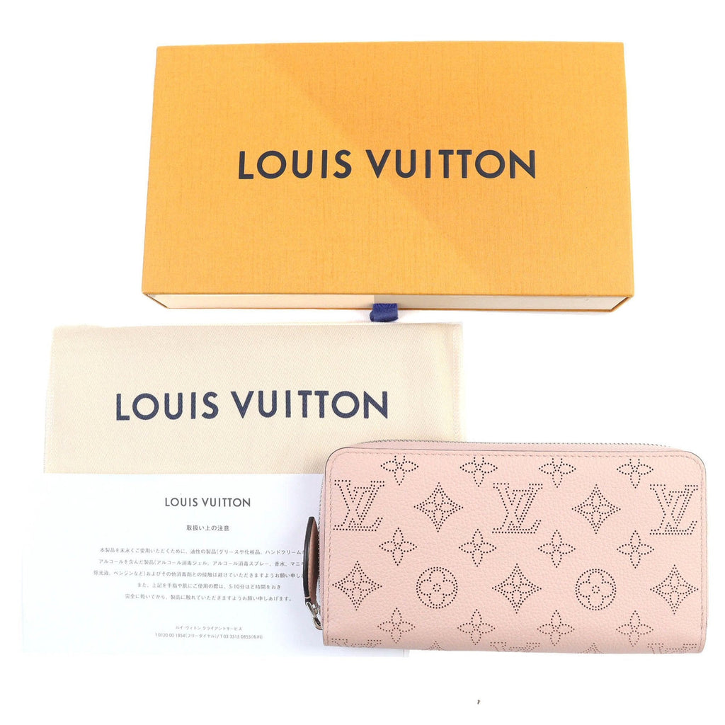 Louis Vuitton Mahina Magnolia Mahina Leather Long Wallet