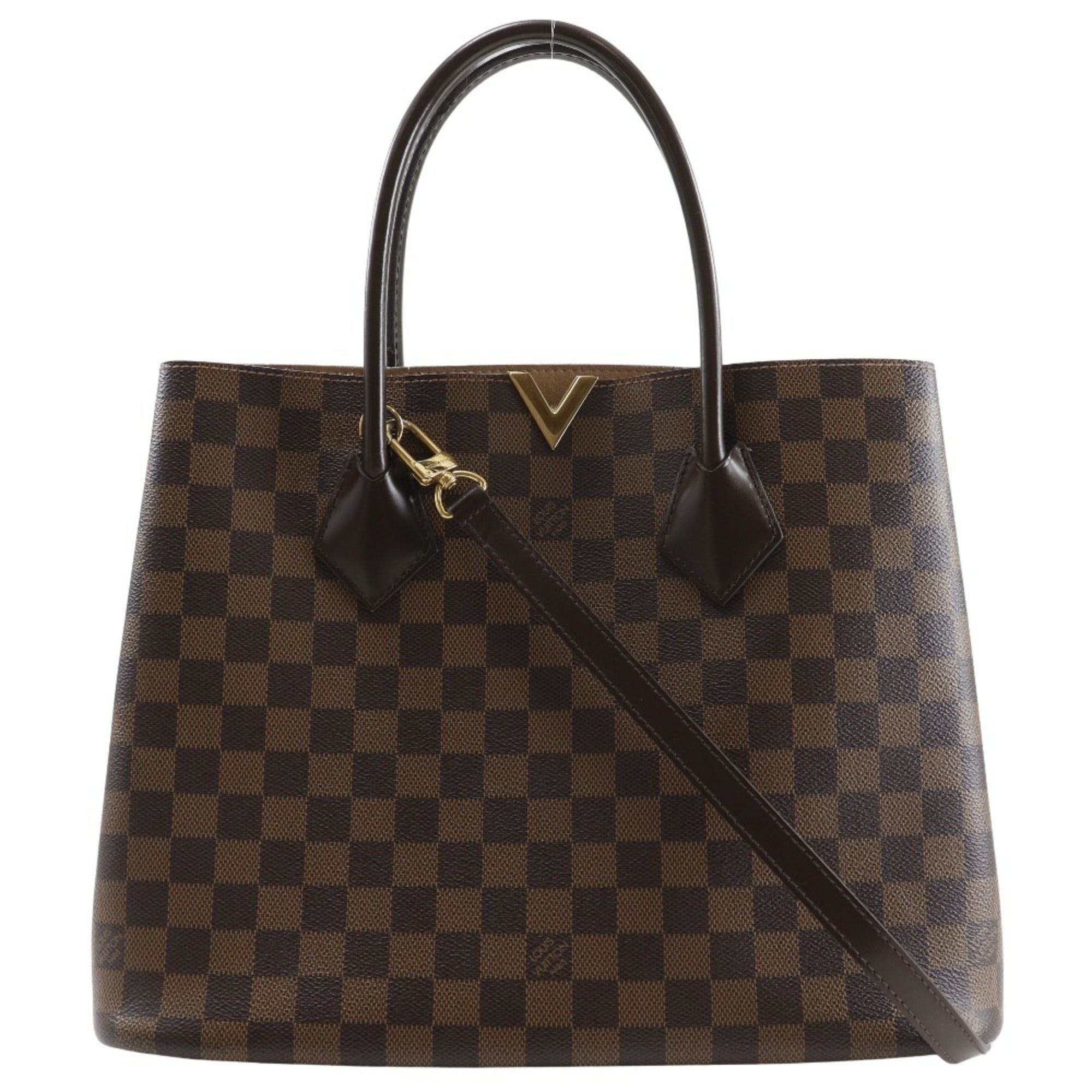 Louis Vuitton Brown Damier Canvas Handbag