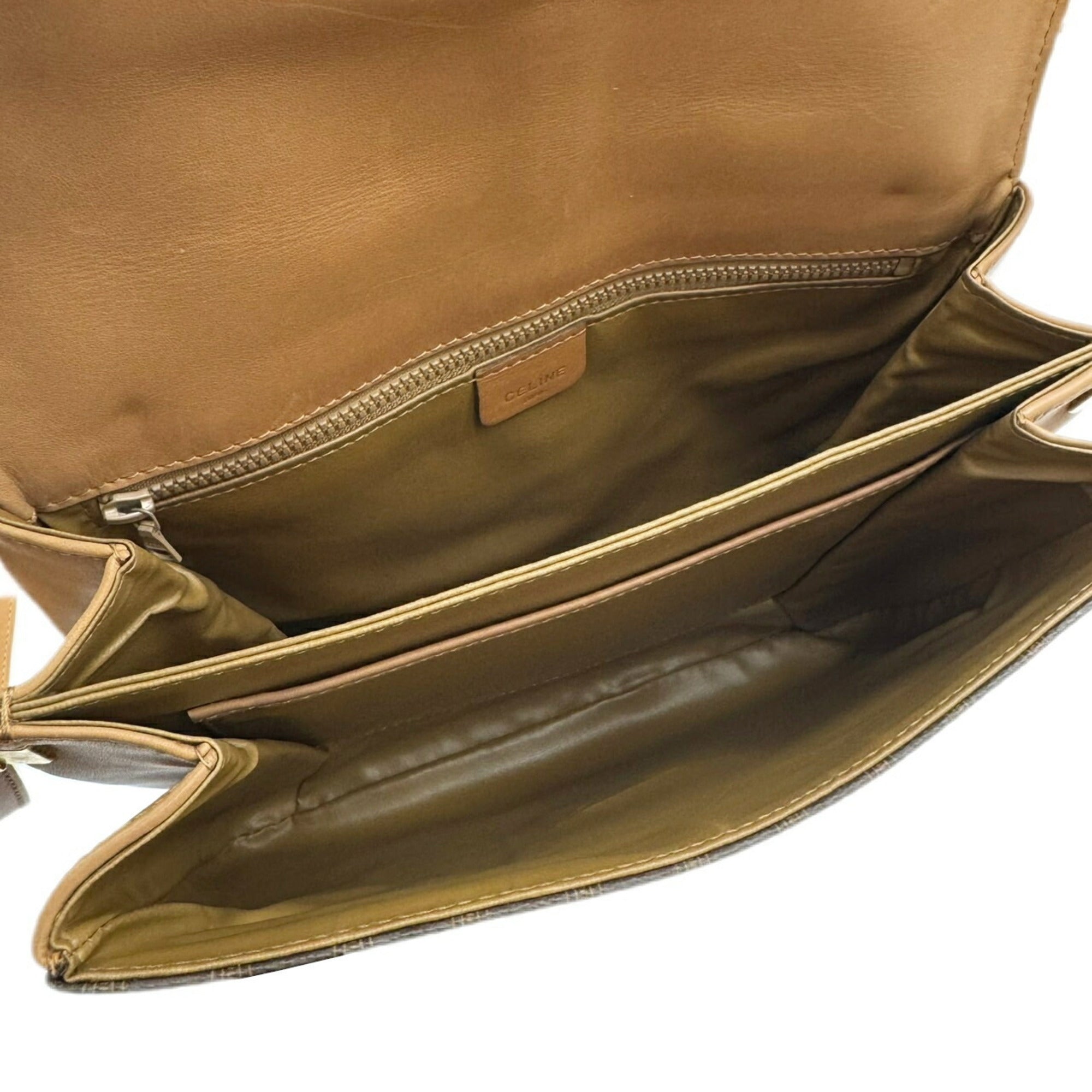 Celine Brown Pvc Shoulder Bag