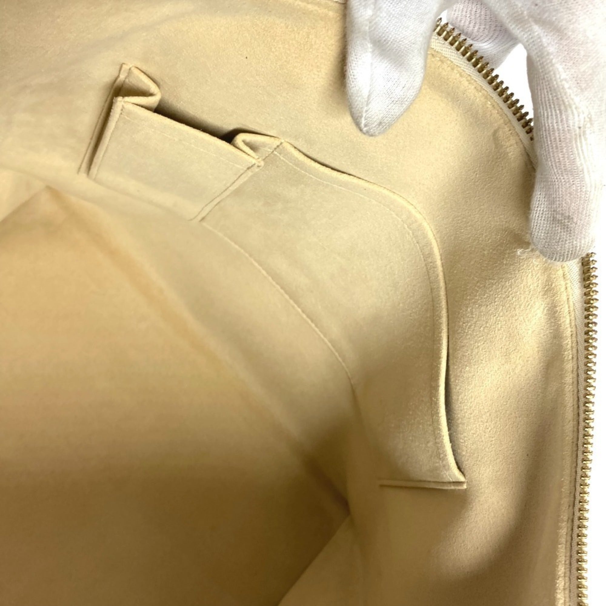 Louis Vuitton White Damier Azur Shoulder Bag Tote Bag