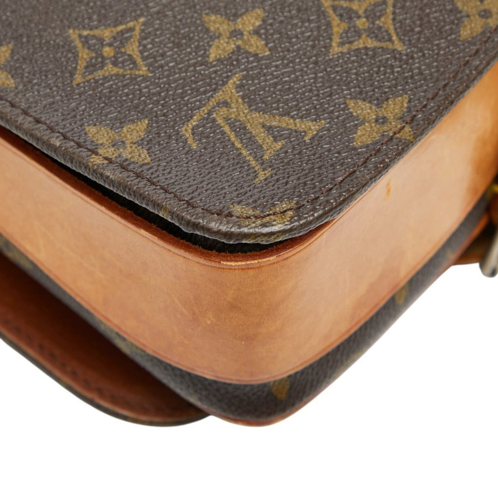 Louis Vuitton Brown Pvc Leather Shoulder Bag