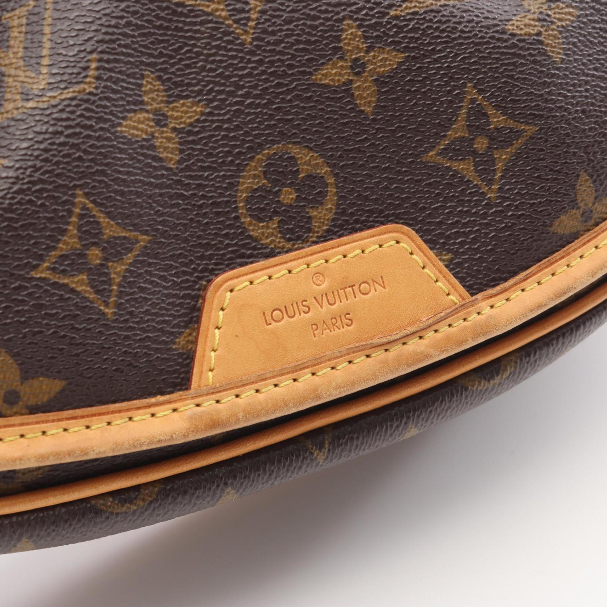 Louis Vuitton Brown Coated Canvas Pvc Monogram Leather Shoulder Bag