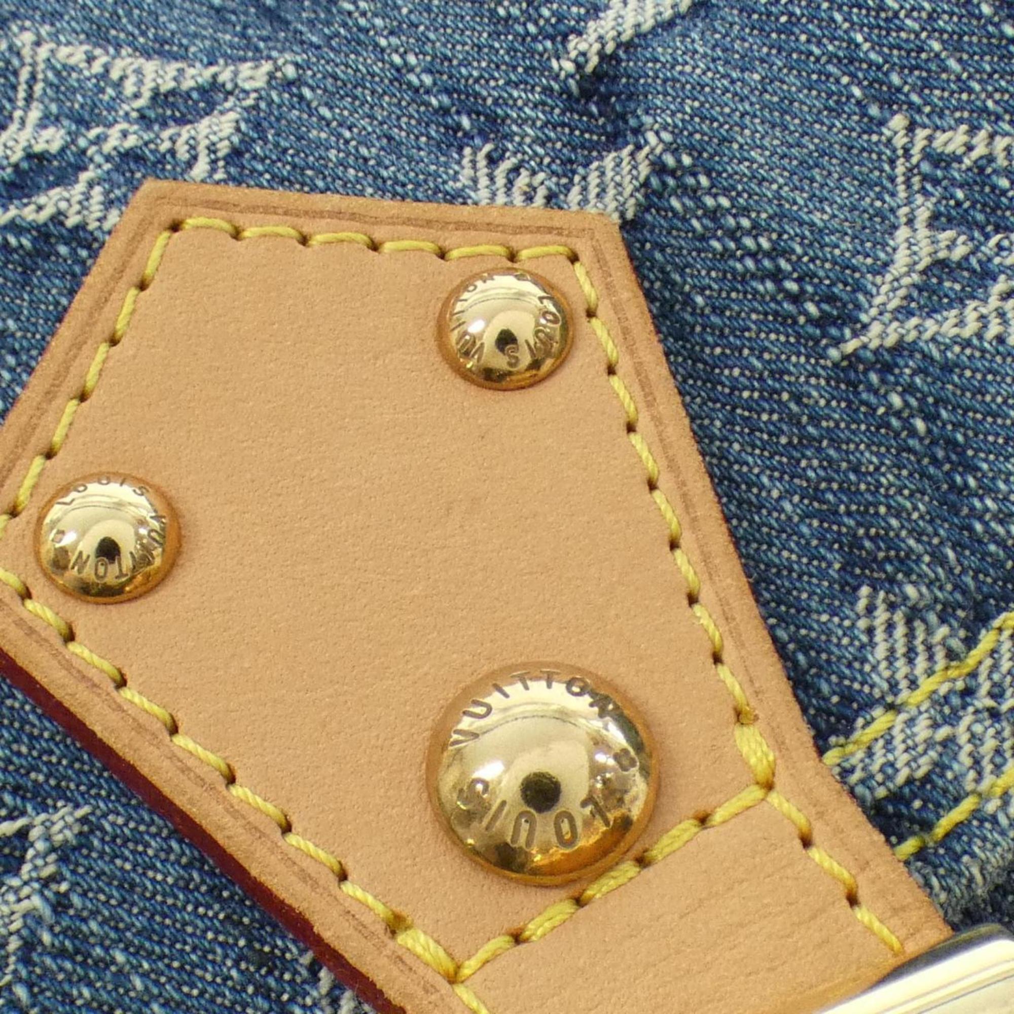 Louis Vuitton Blue Denim Backpack