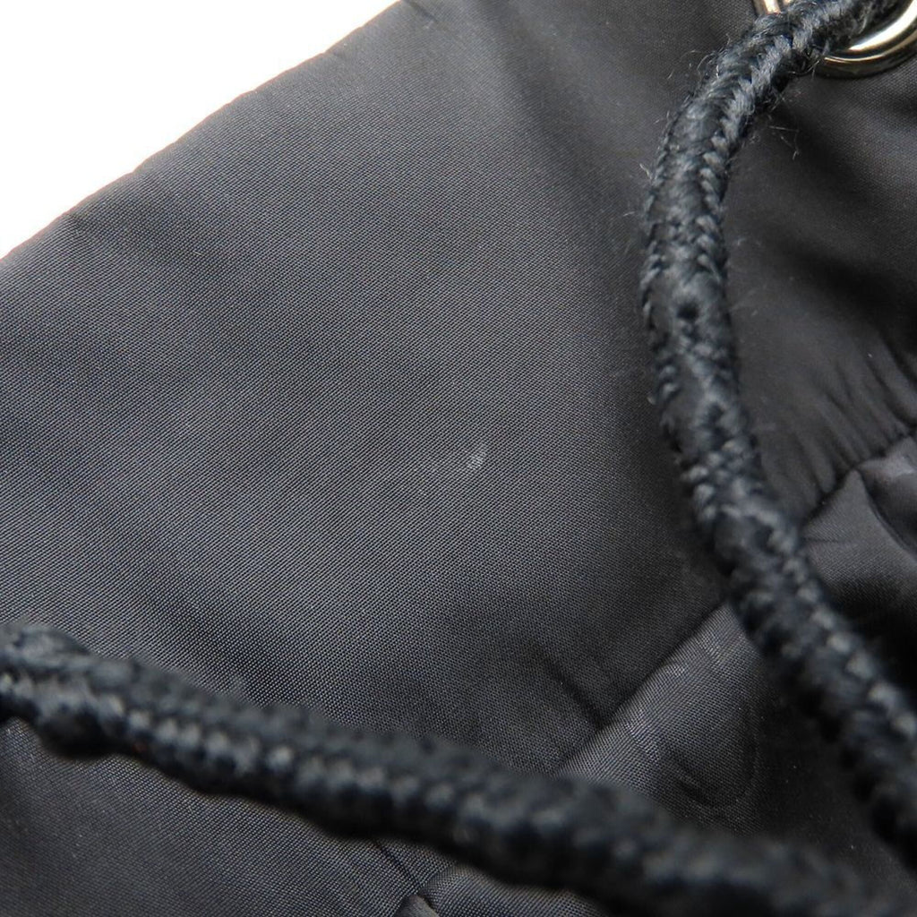 Gucci Black Nylon Leather Backpack (Pre-Owned)