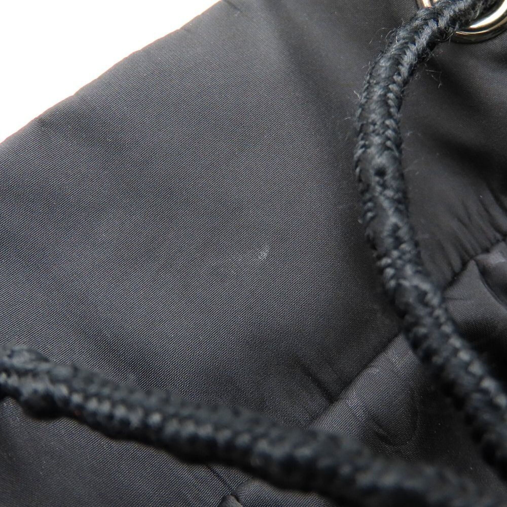 Gucci Black Nylon Leather Backpack (Pre-Owned)