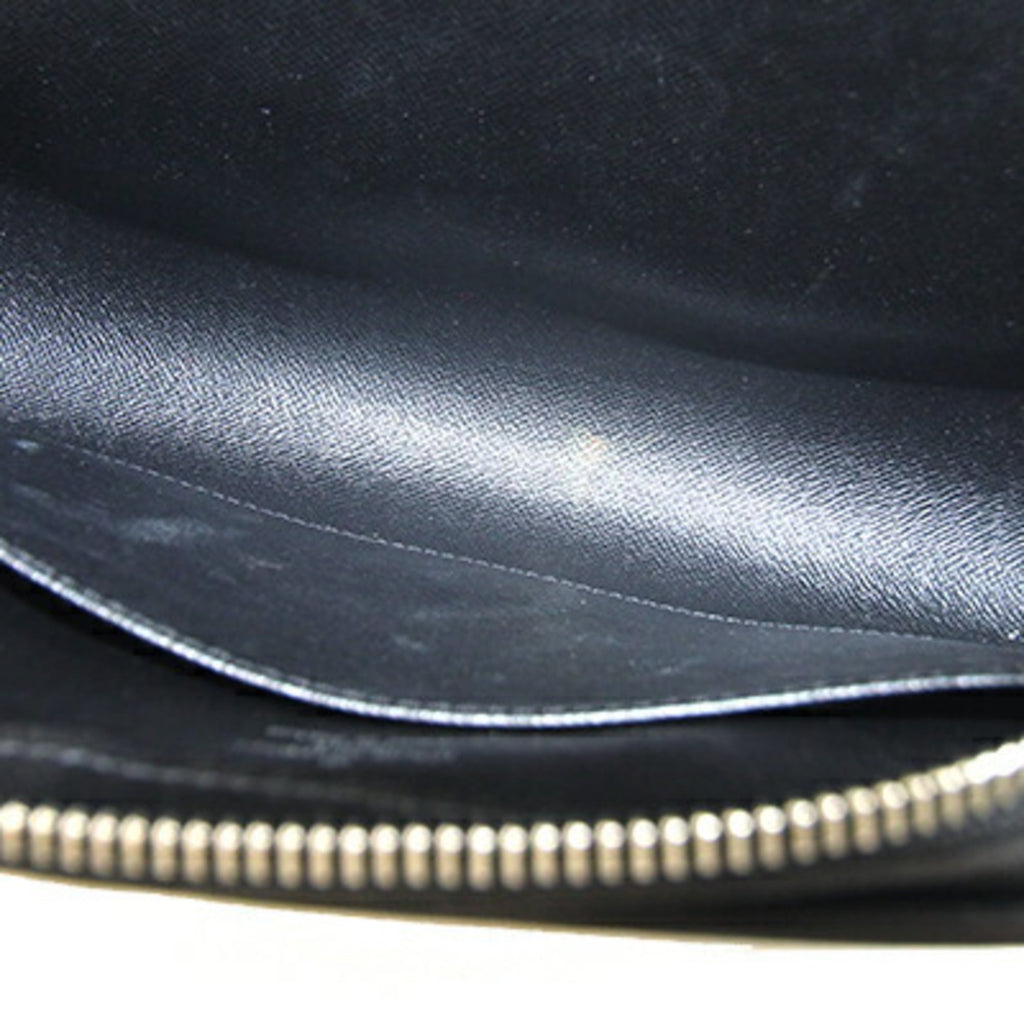 Louis Vuitton Ardoise Black Taiga Leather Clutch Bag