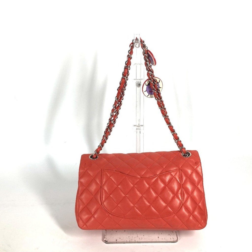 Chanel Red Color Leather Shoulder Bag