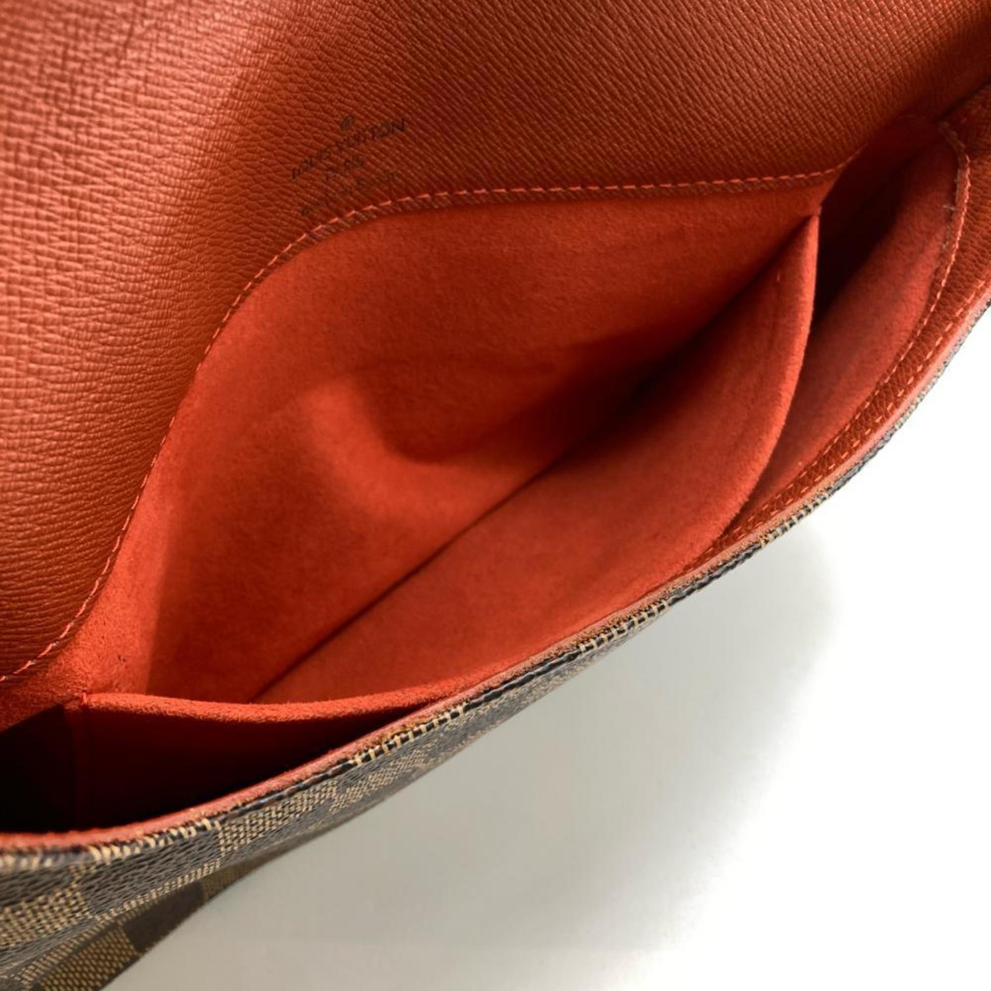 Louis Vuitton Damier Brown Damier Canvas Ebene Shoulder Bag