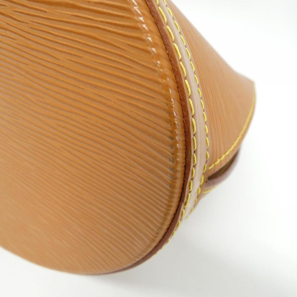 Louis Vuitton Gold Brown Leather Shoulder Bag