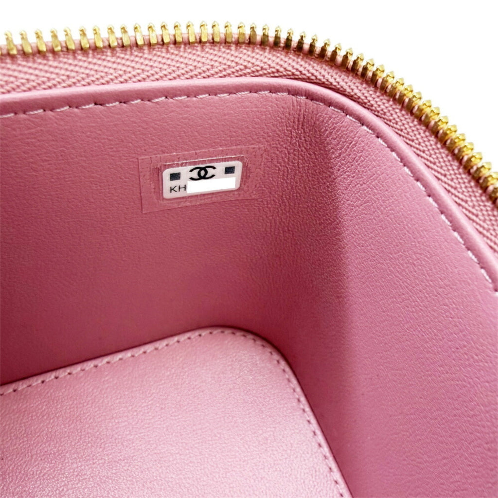 Chanel Pink Leather Handbag Shoulder Bag