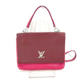 Louis Vuitton Purple Leather Handbag