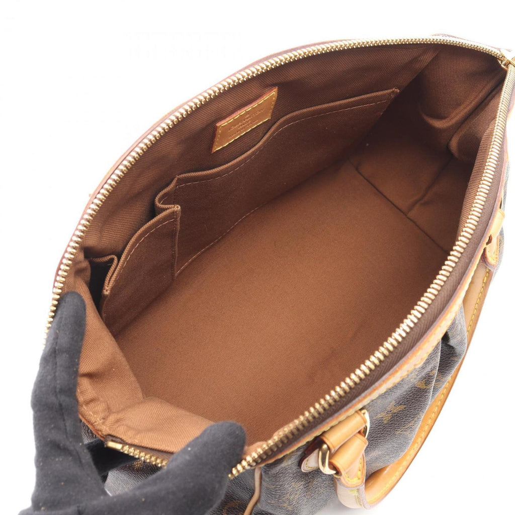 Louis Vuitton Brown Coated Canvas Pvc Leather Monogram Handbag