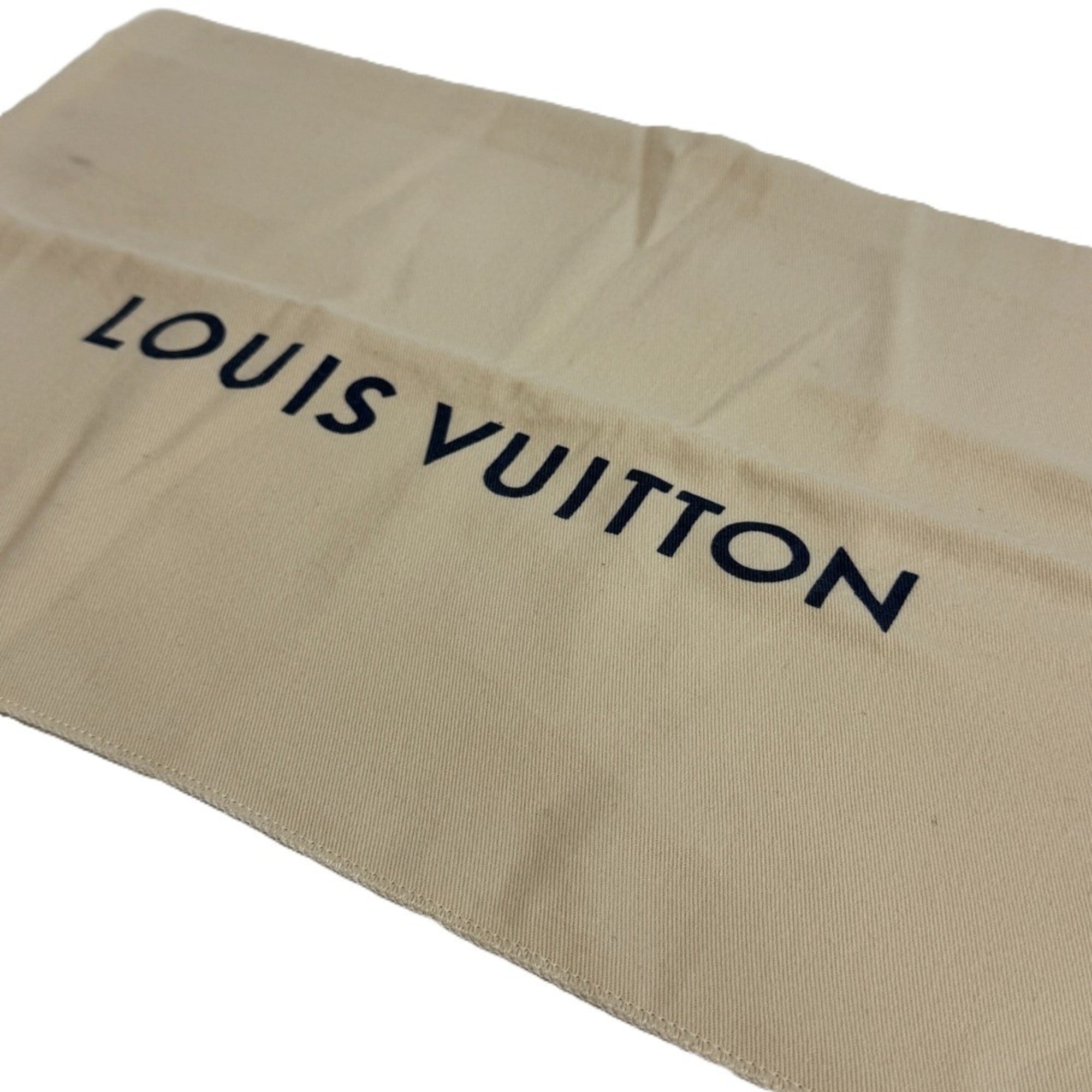Louis Vuitton Black Leather Handbag Tote Bag