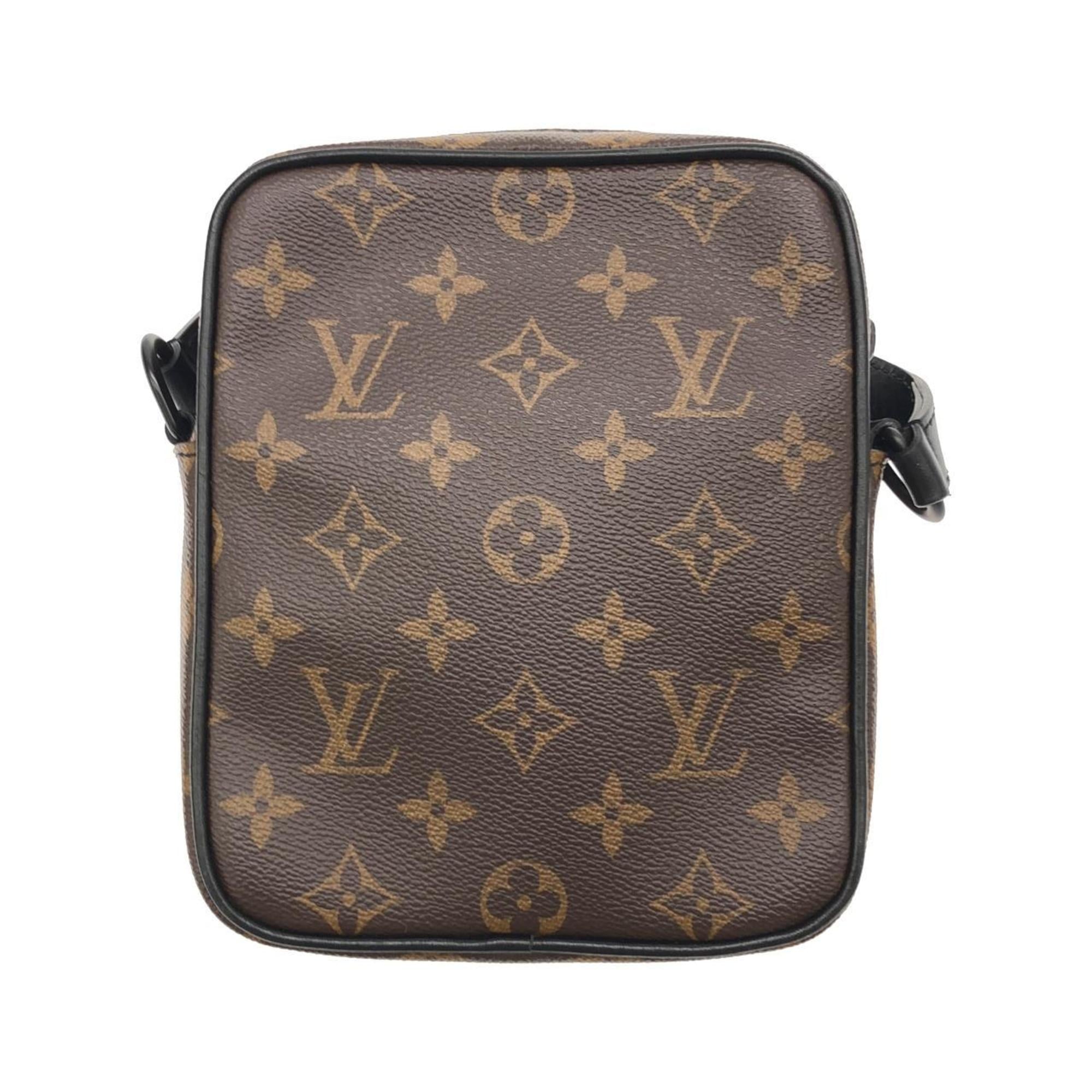 Louis Vuitton Marron Coated Canvas Shoulder Bag