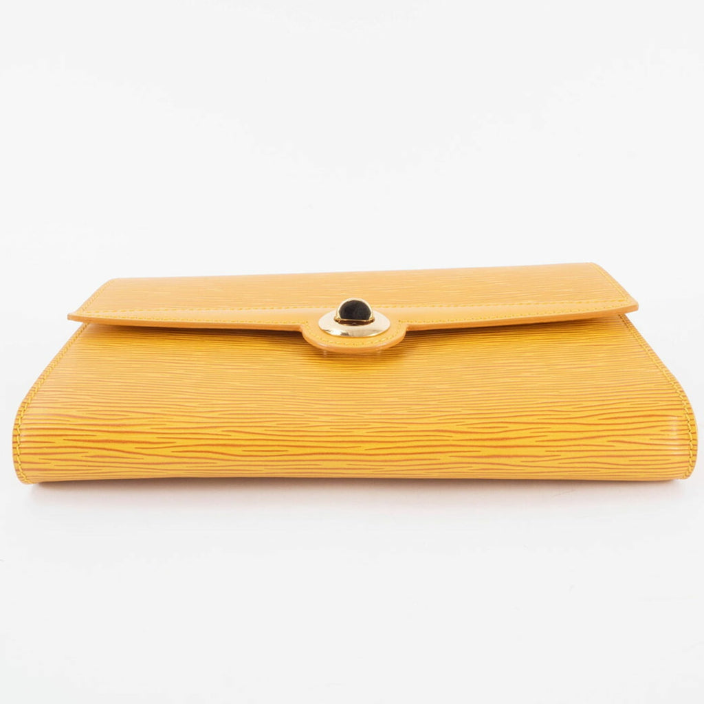 Louis Vuitton Yellow Epi Leather Pochette Shoulder Bag