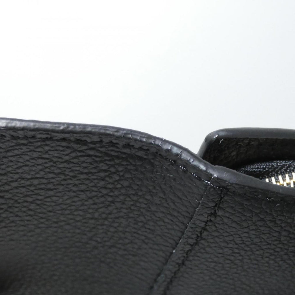 Louis Vuitton Black Leather Wallet (Tri-Fold)