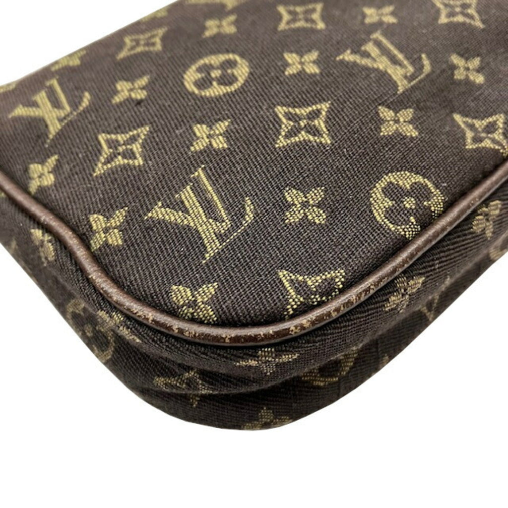 Louis Vuitton Brown Ebene Monogram Mini Lin Pouch