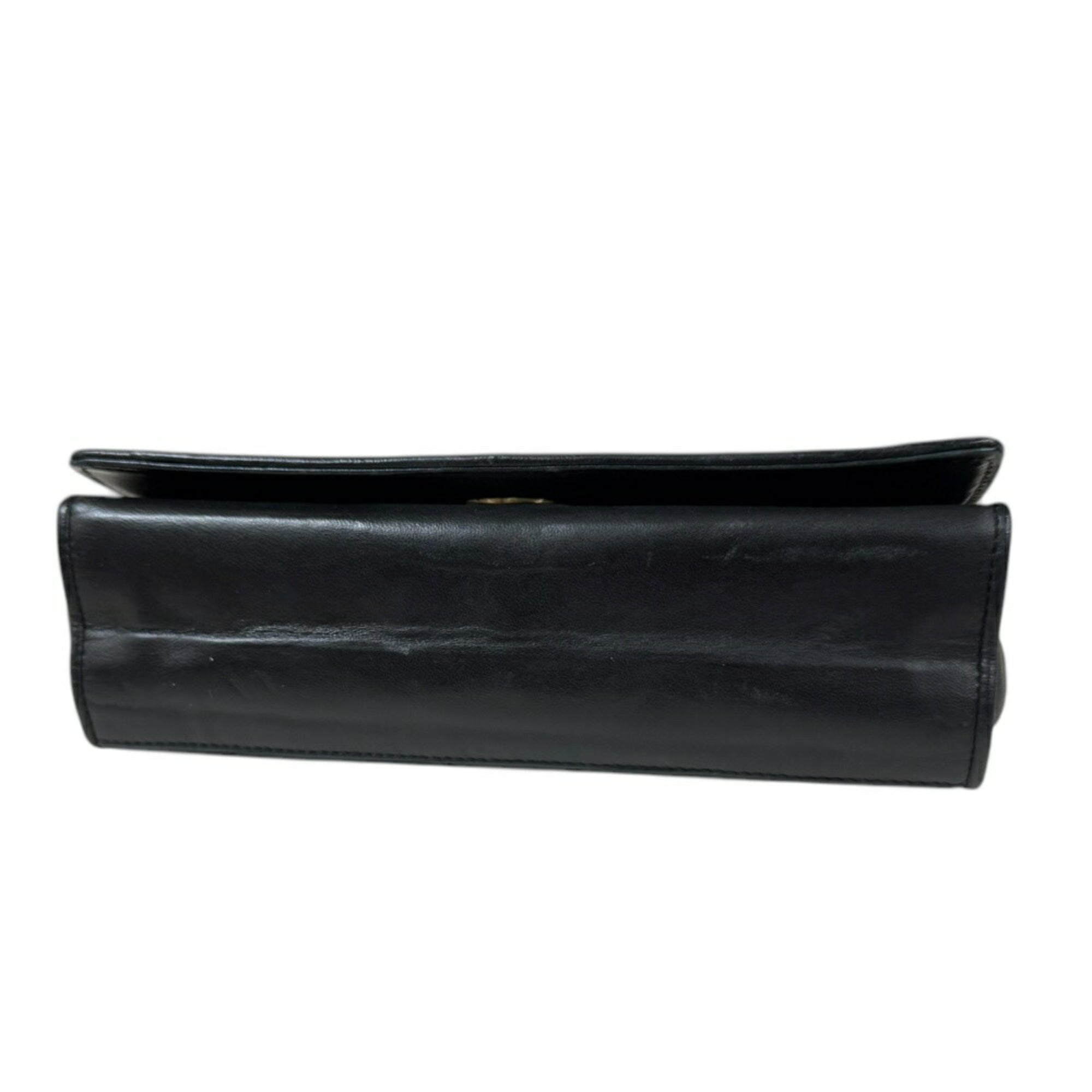 Chanel Black Leather Shoulder Bag