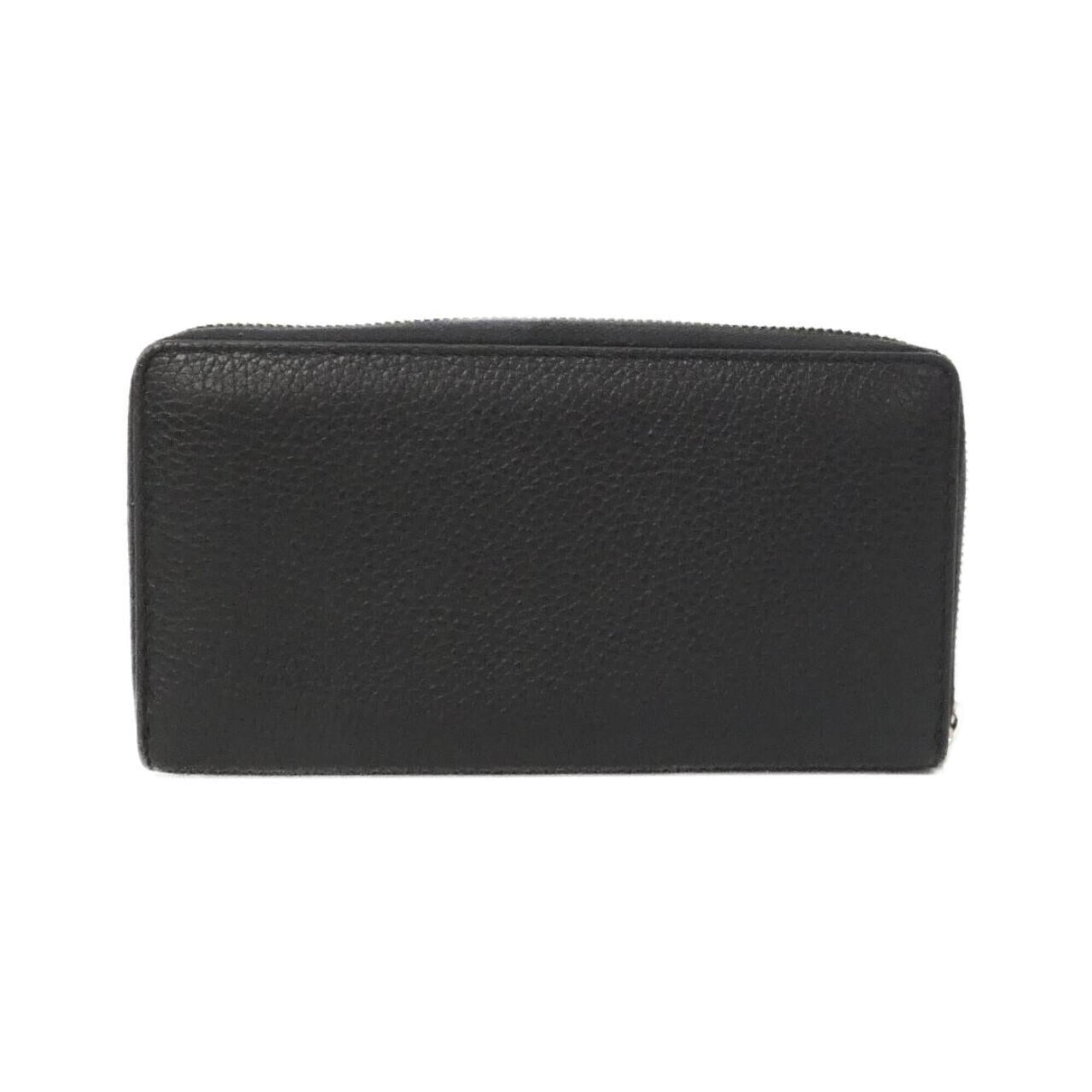 Gucci Black Leather Long Wallet (Bi-Fold) (Pre-Owned)