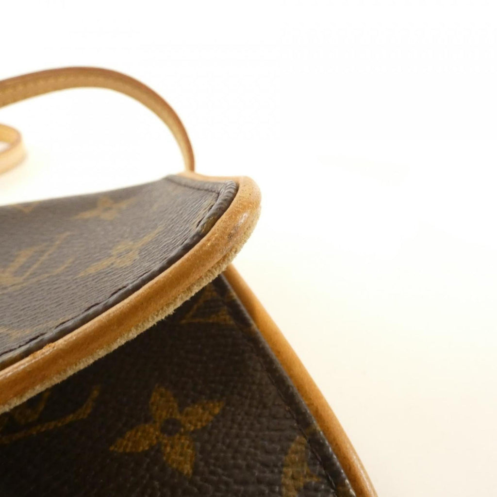 Louis Vuitton Brown Coated Canvas Pochette Shoulder Bag
