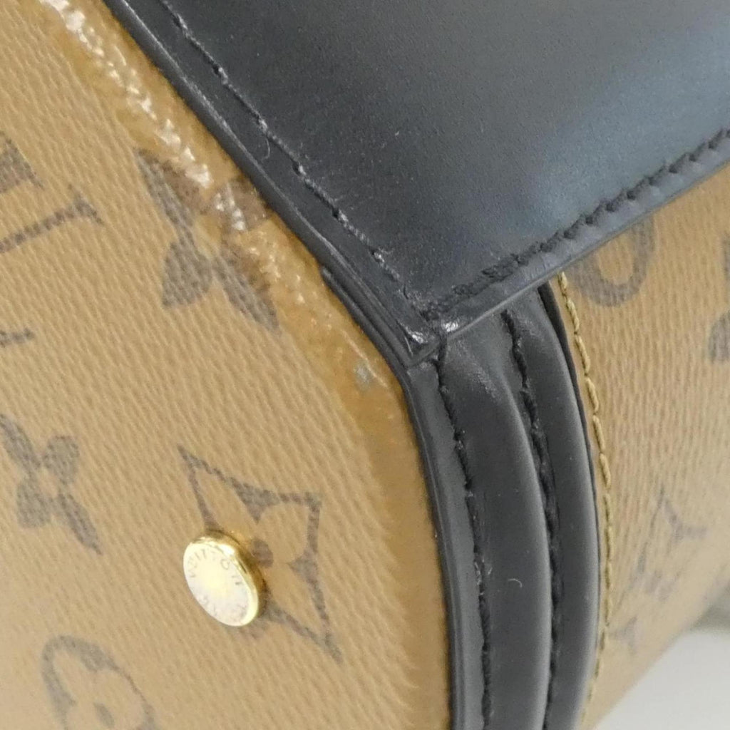 Louis Vuitton Brown Coated Canvas Handbag