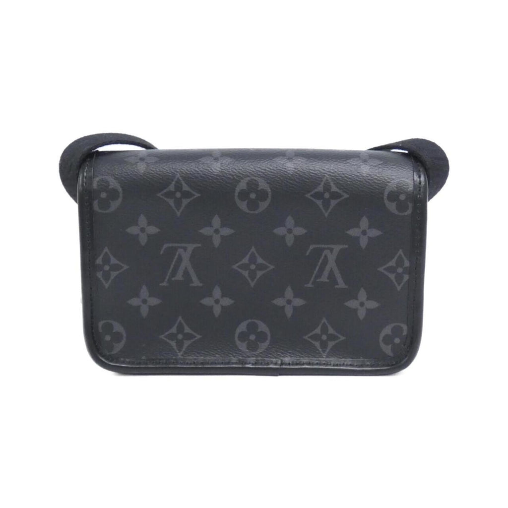 Louis Vuitton Black Coated Canvas Shoulder Bag