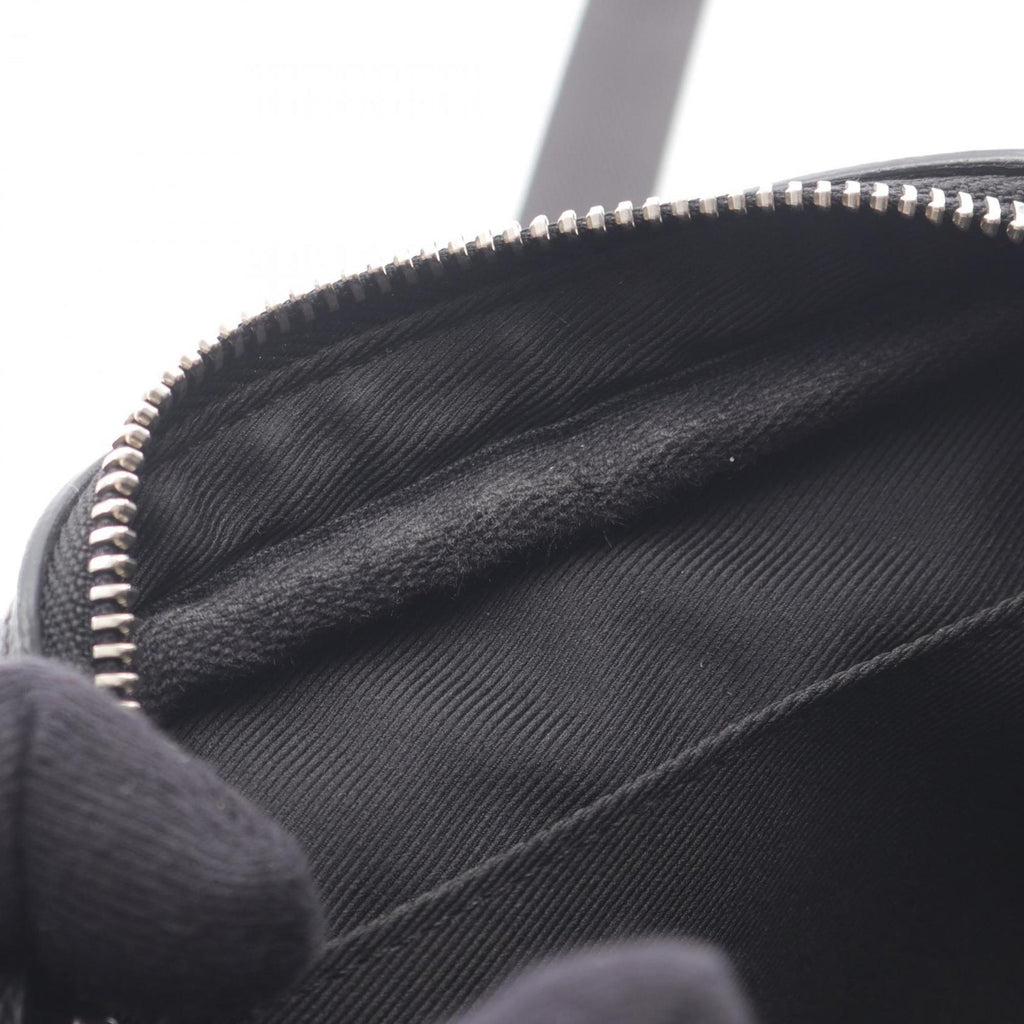 Louis Vuitton Black Coated Canvas Leather Fanny Pack Pochette