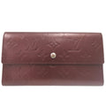 Louis Vuitton Violet Monogram Mat Long Wallet (Tri-Fold)