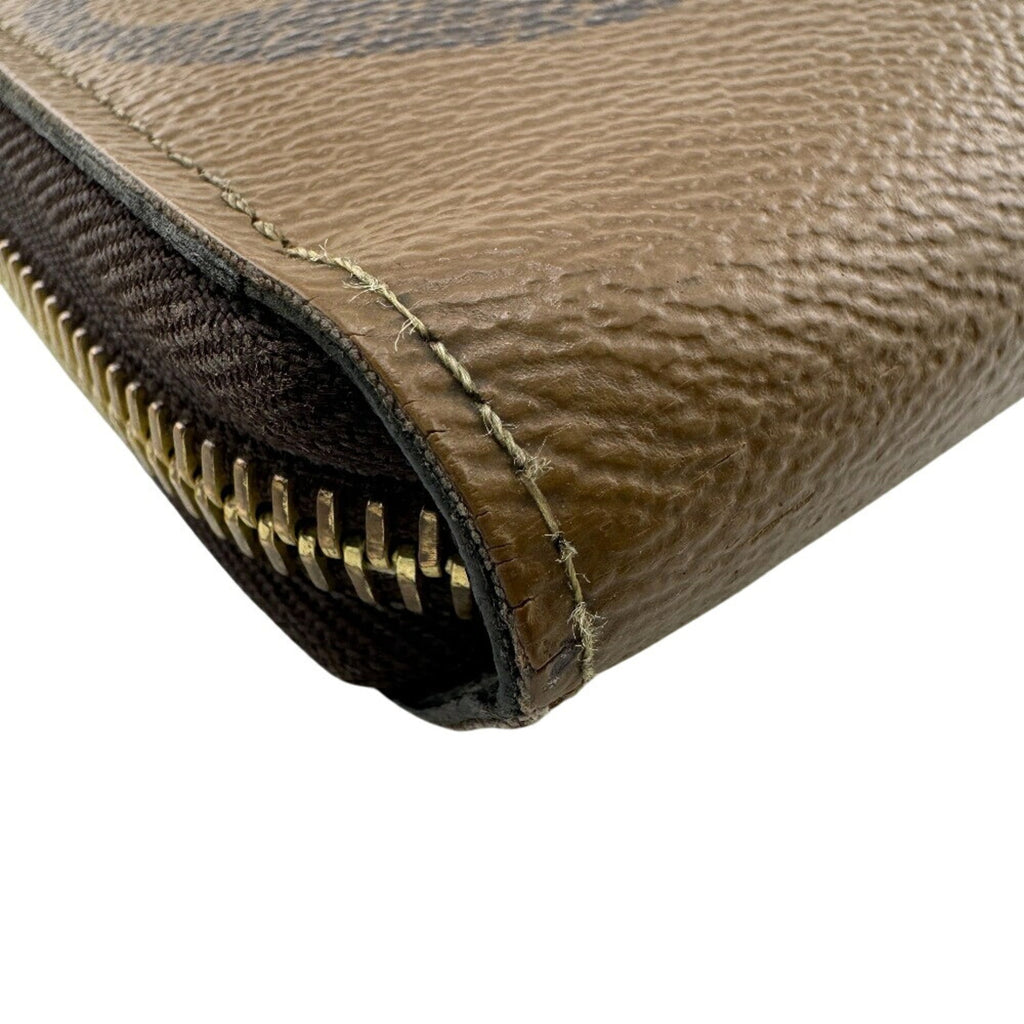 Louis Vuitton Brown Leather Long Wallet
